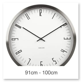 91 - 100cm Wall Clocks